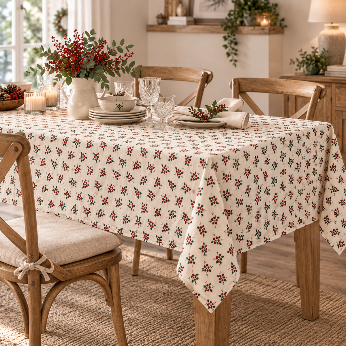 Tovaglia Berries Collection 160x270cm Bacche