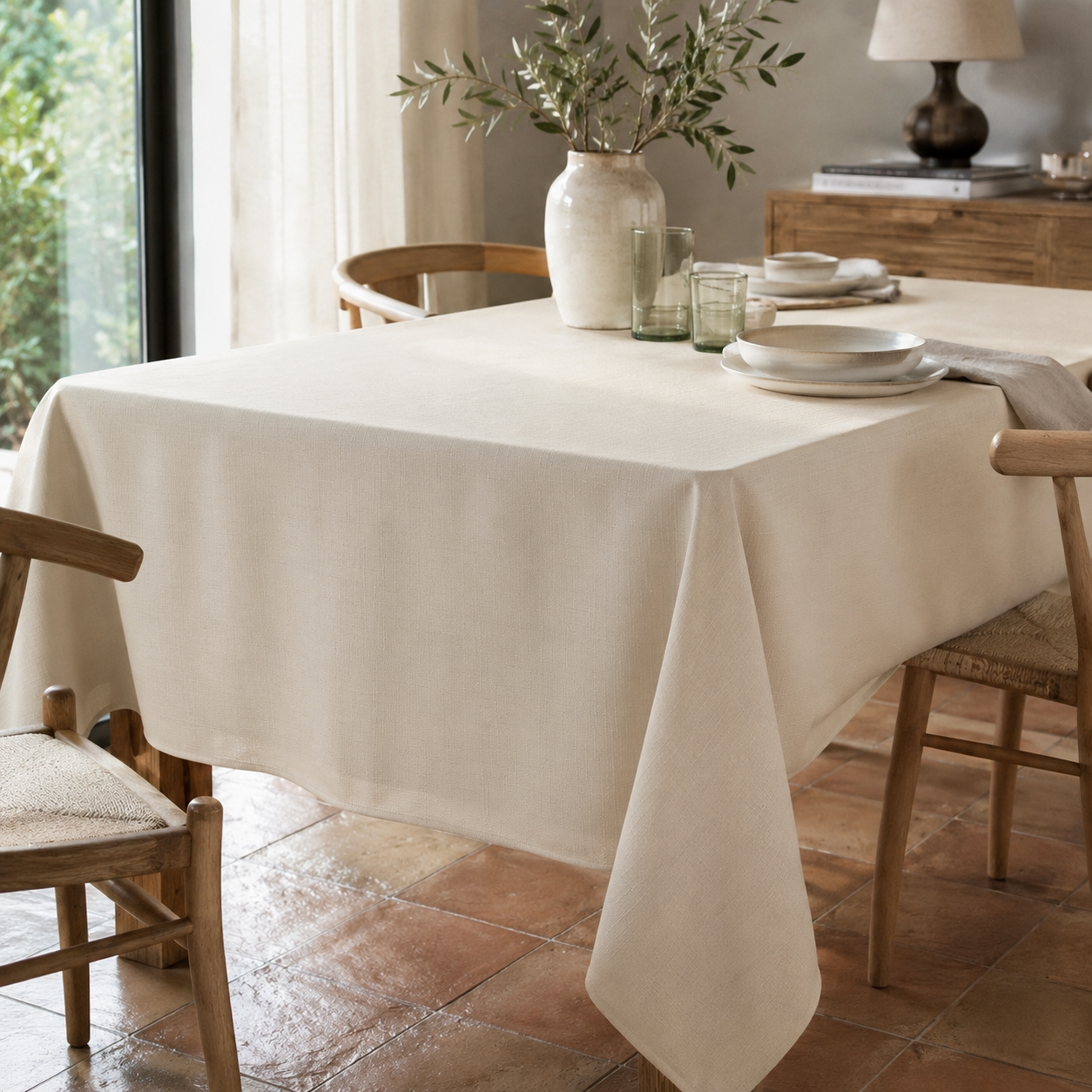 Tovaglia antimacchia 155x155cm Gelso