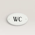 Targhetta wc Targhetta