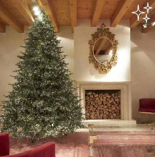 Albero di Natale Pino Spark EDG con led h.365cm