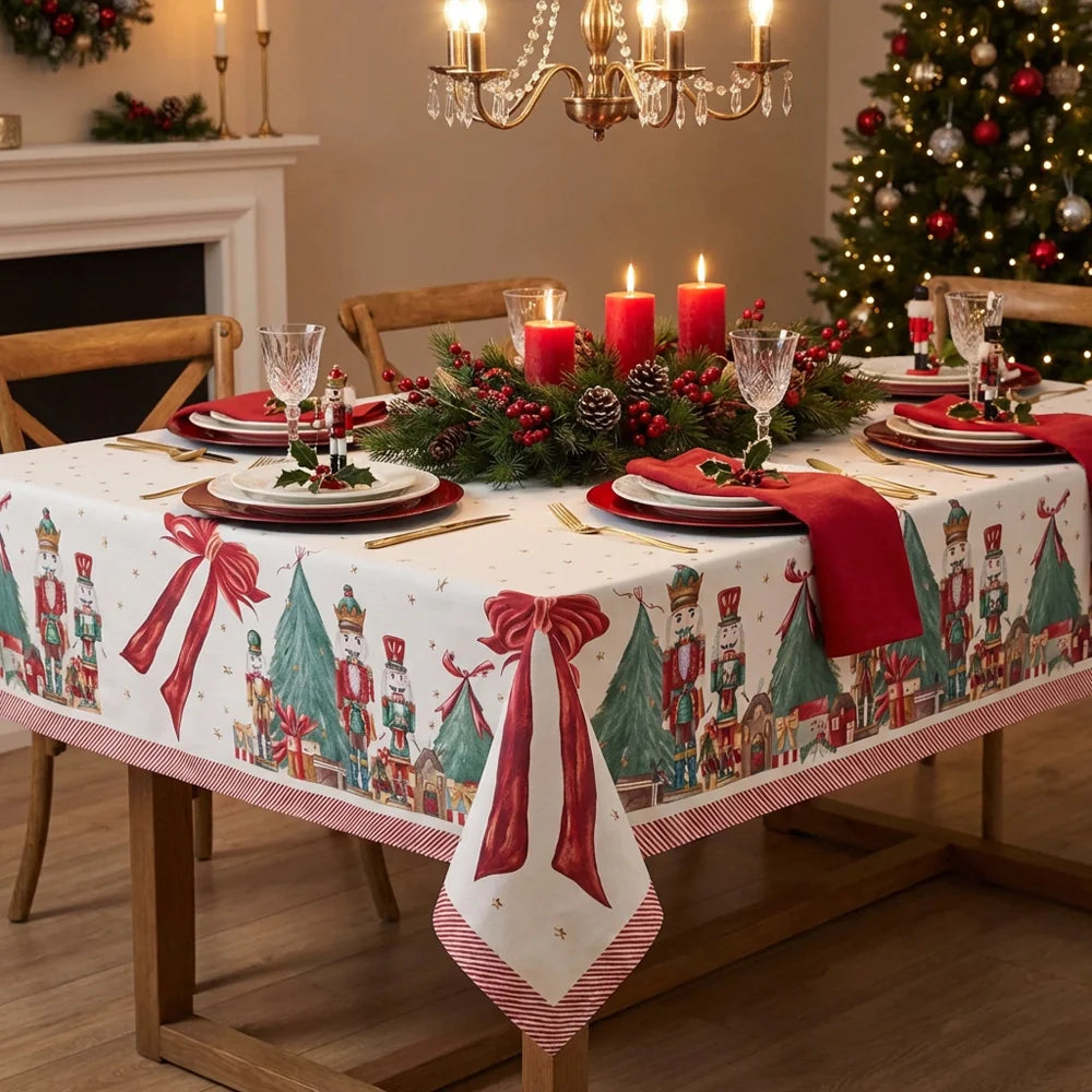 Tovaglia centrotavola Christmas Carol 100x100cm Tovaglia