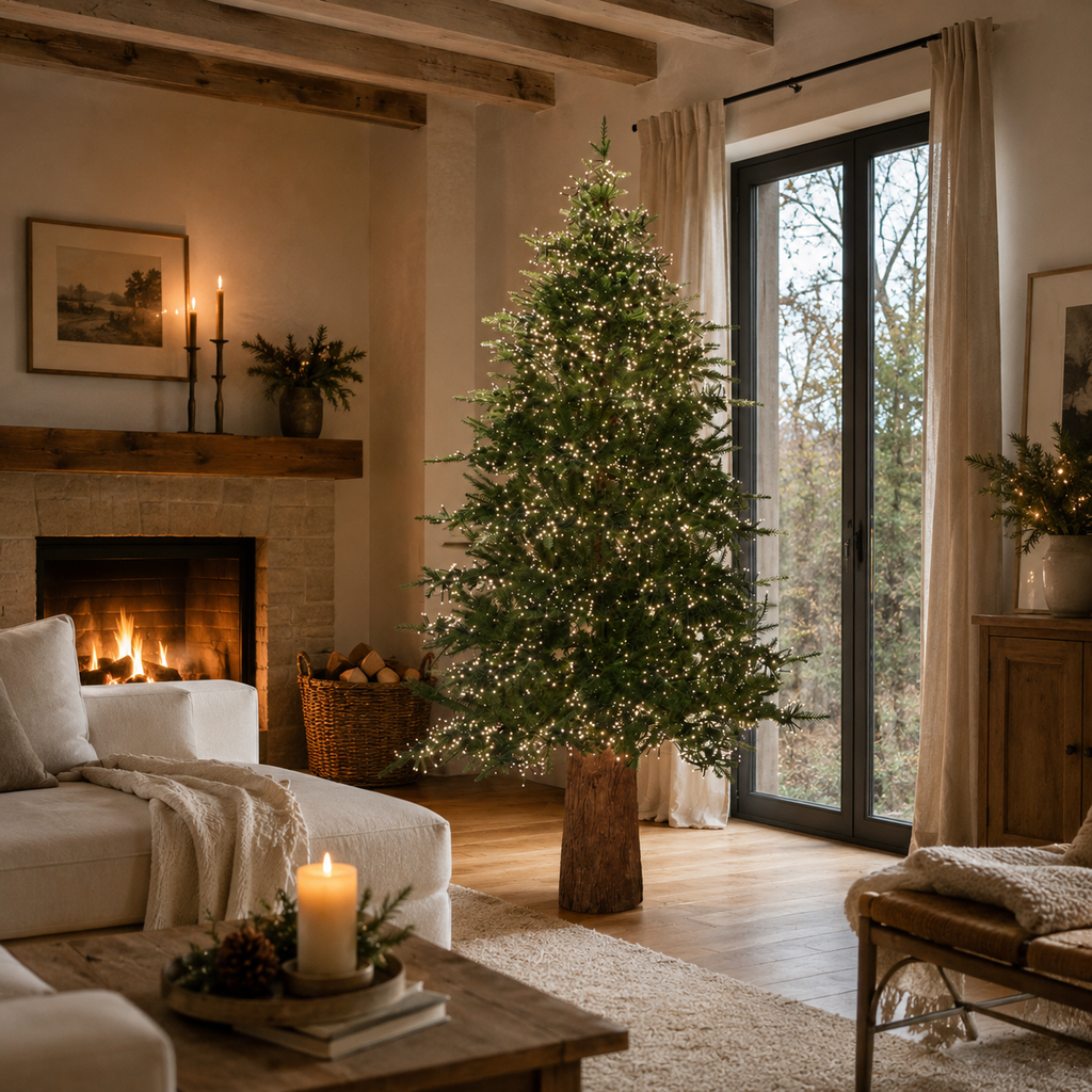 Albero di Natale Pino Spark EDG con led h.180cm