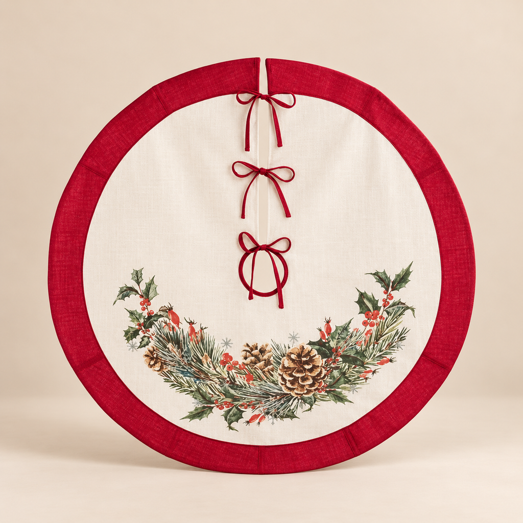 Copribase albero di natale Jingle Bells