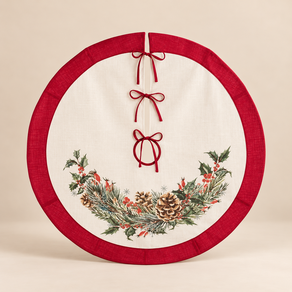 Copribase albero di natale Jingle Bells