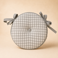 Cuscino sedia tondo Basic Heart grigio