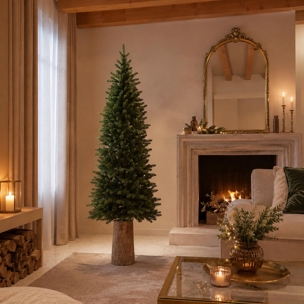 Albero di Natale Slim EDG h.180cm