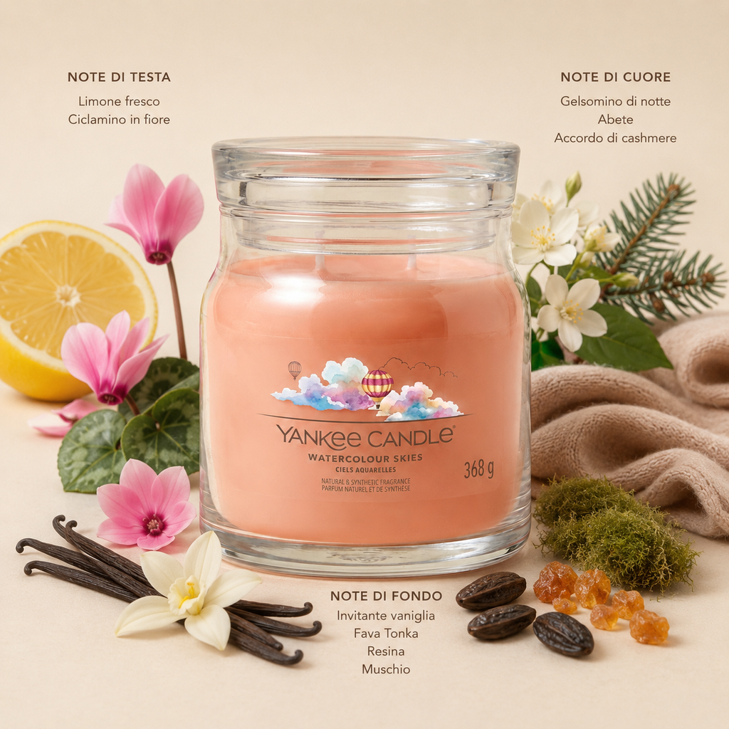 Yankee Candle Giara 368gr Watercolour Skies