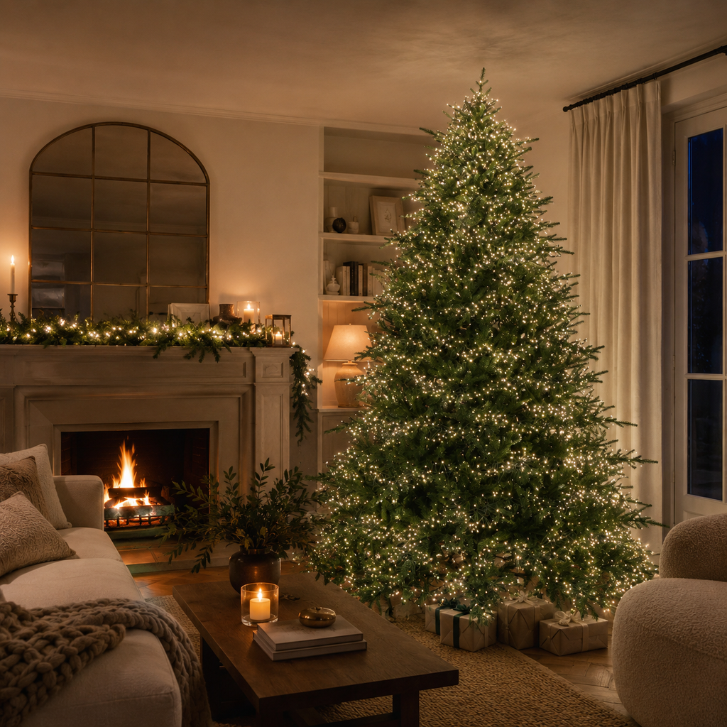 Albero di Natale Pino Spark EDG con led h.240cm