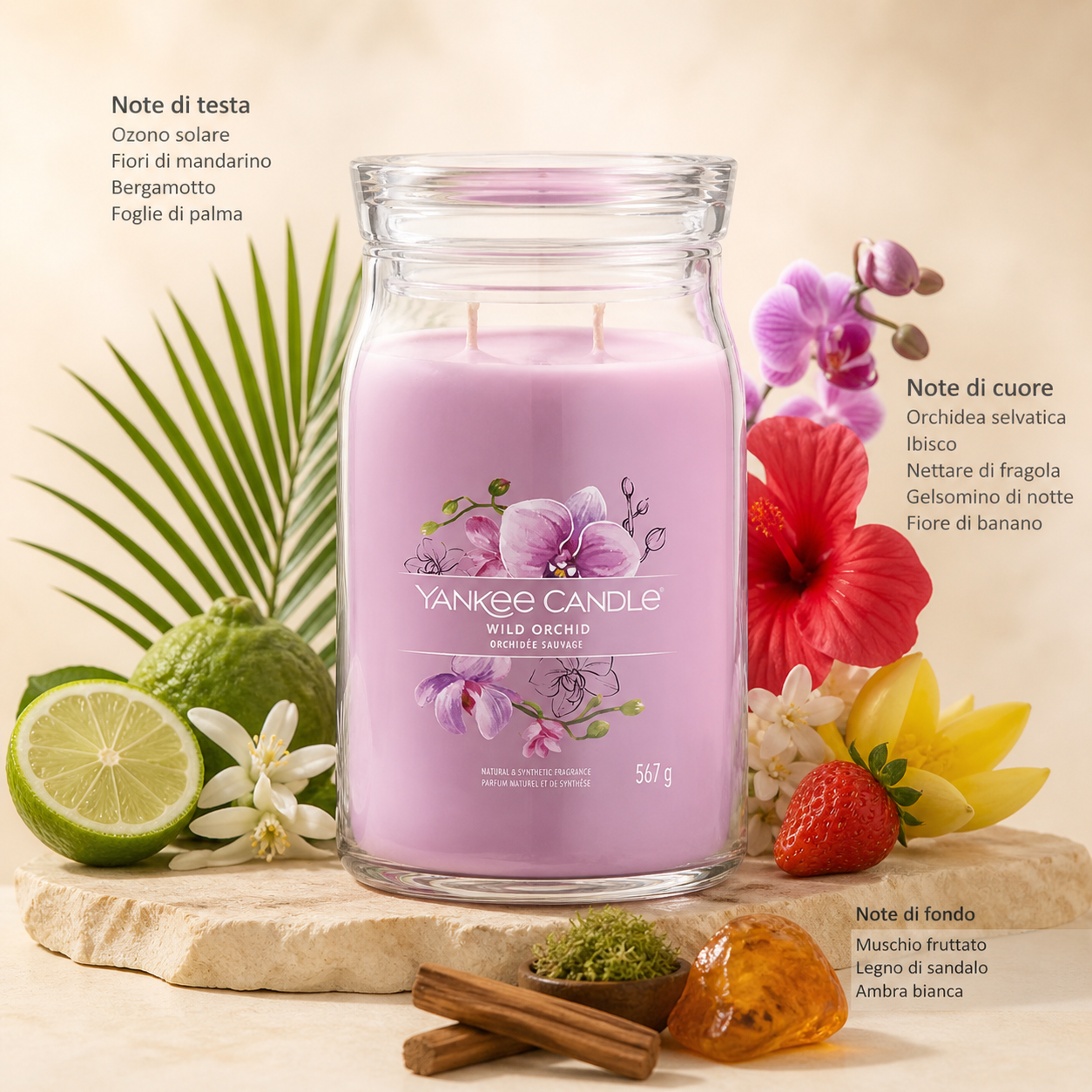 Yankee Candle Giara 567gr Wild Orchid