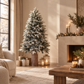 Albero di Natale innevato Merano EDG h.150cm