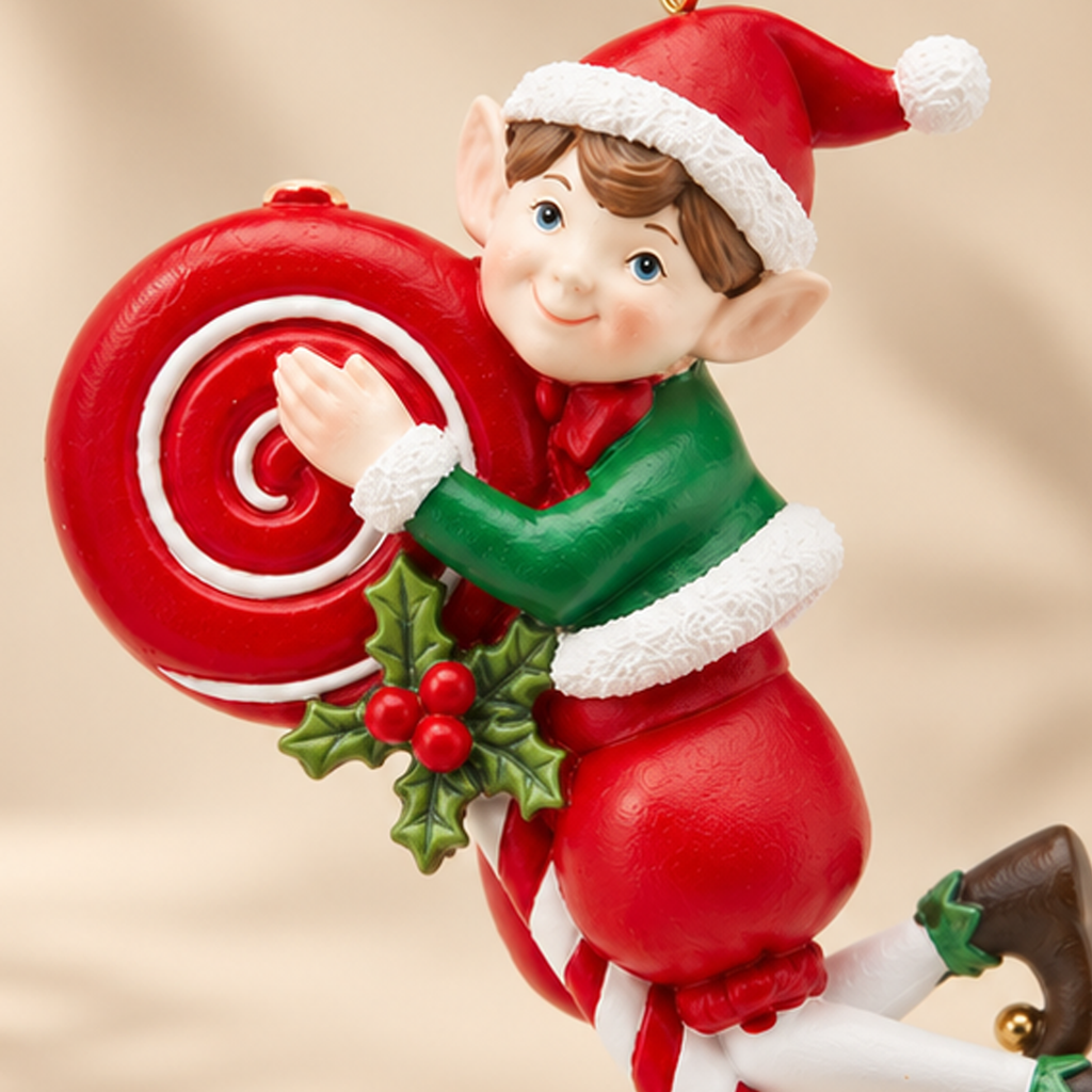 Decorazione Natalizia Elfo da Appendere