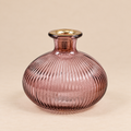 Portacandela Ribbed Rosa antico