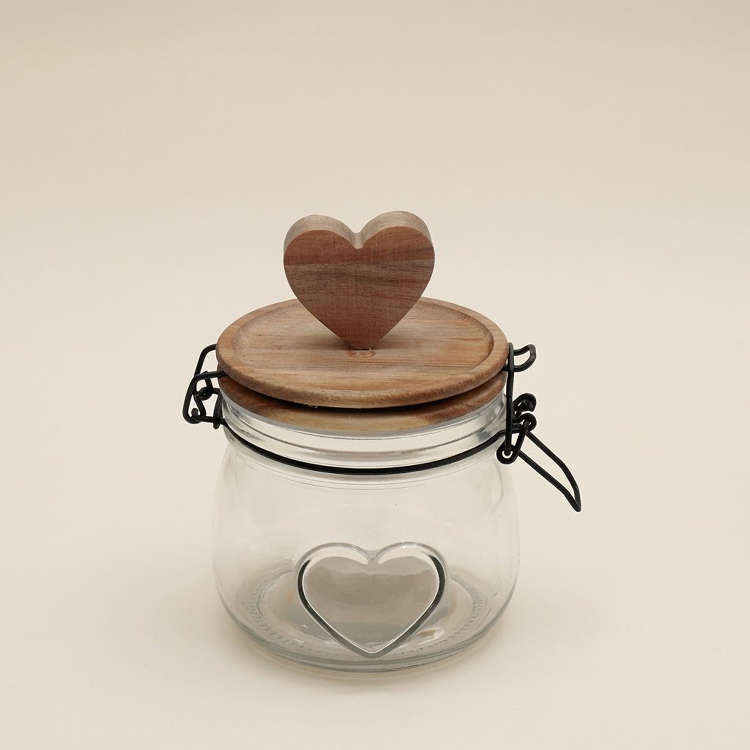 Barattolo ermetico cuore h.11,5 Contenitori e barattoli cucina
