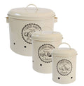 Set 3 conteniori retrò Potato onion garlic Contenitori e barattoli cucina