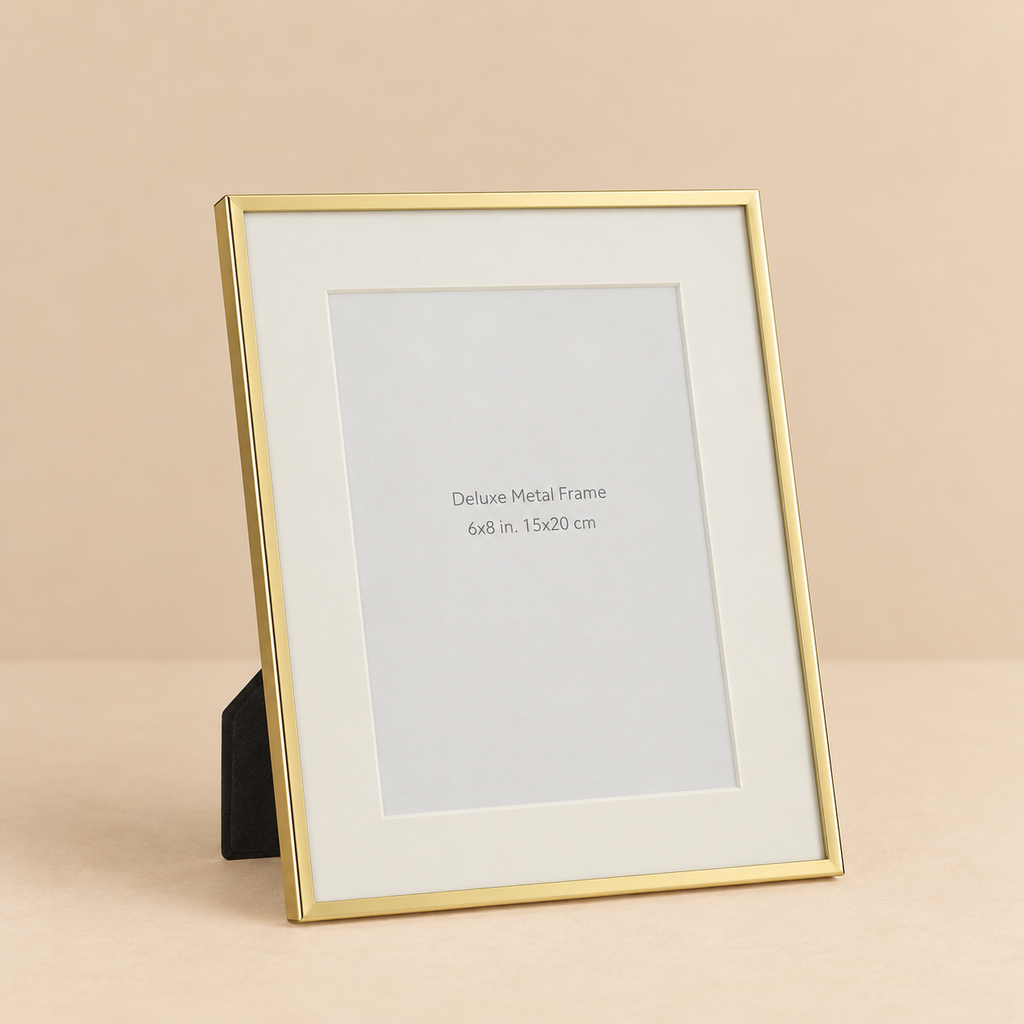 Portafoto Minimal Oro per Foto 15 x 20 cm