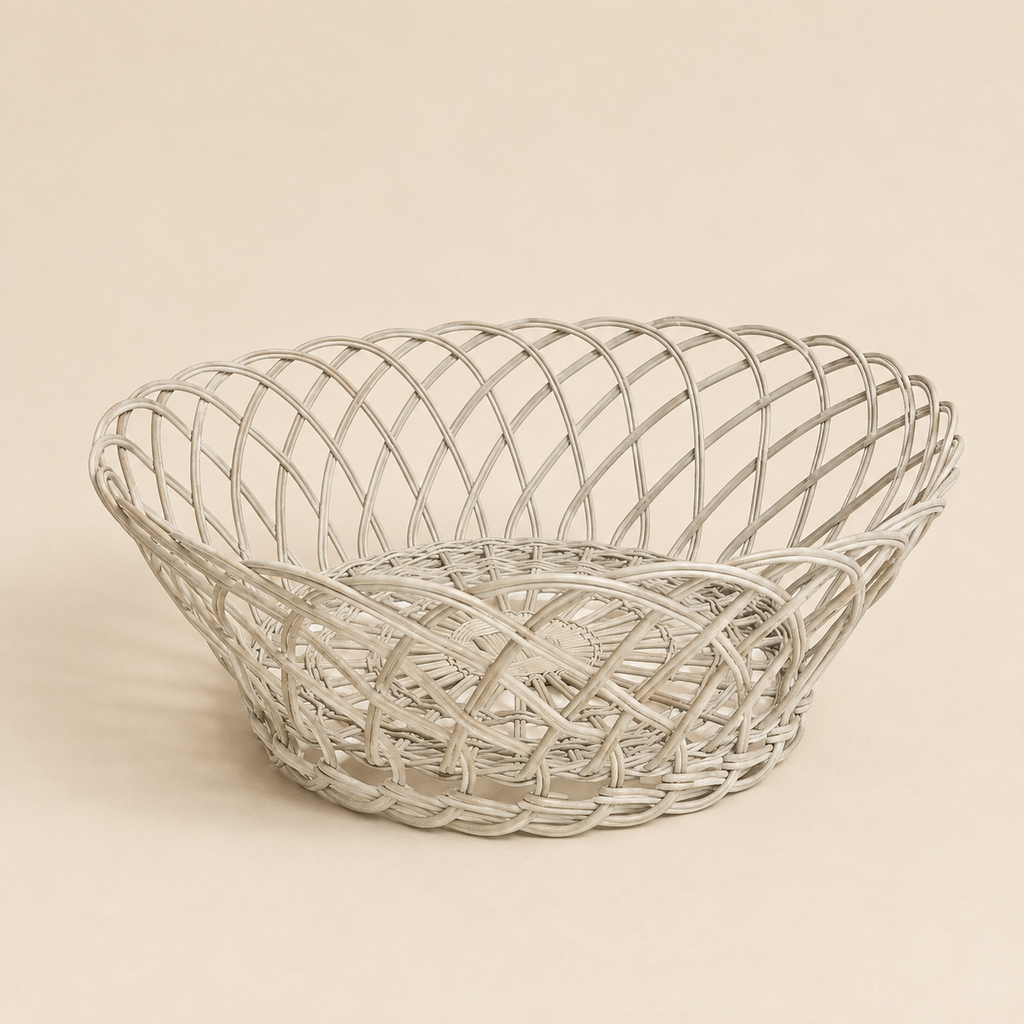 Cestino Rotondo in Ferro – Ø 26 x H 8 cm