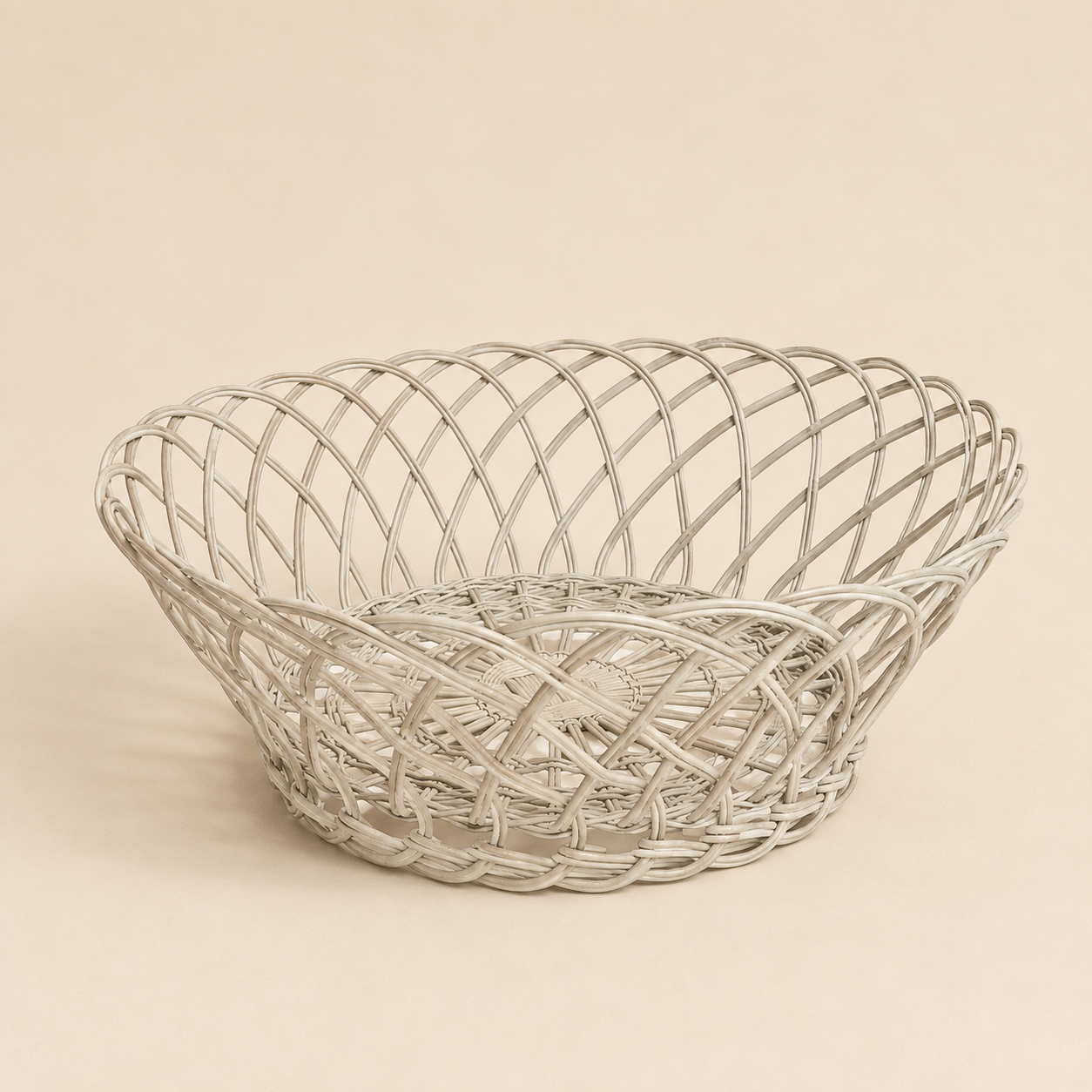 Cestino Rotondo in Ferro – Ø 26 x H 8 cm