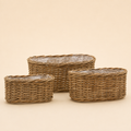Cesto coprivaso Ovale in Rattan – Disponibile in 3 Dimensioni