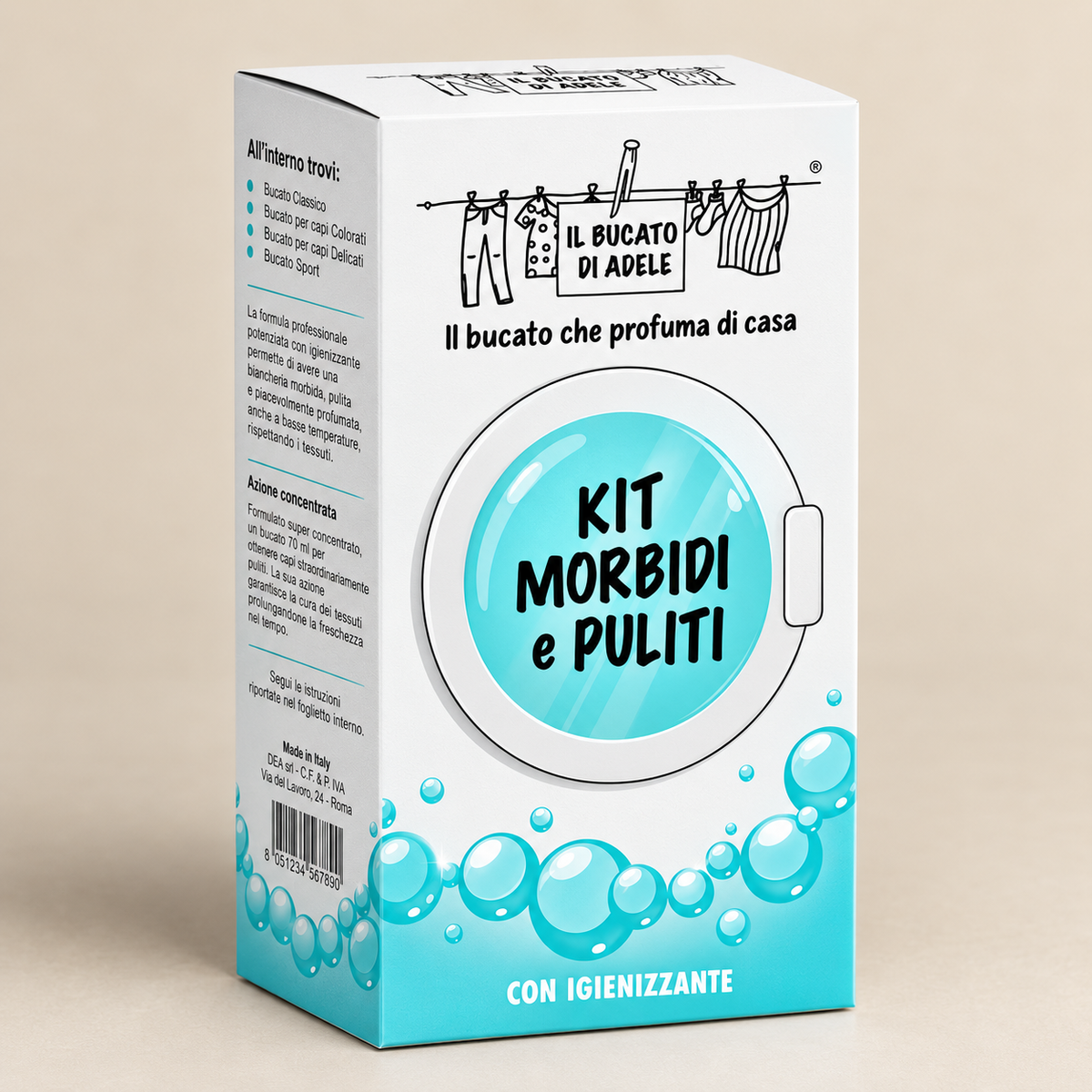 Kit Morbidi e puliti Il bucato di Adele