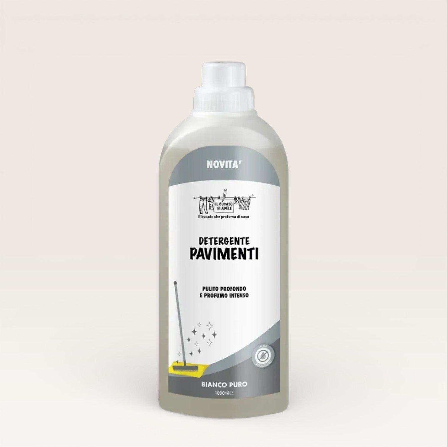Detergente pavimenti Il Bucato di Adele Bianco puro