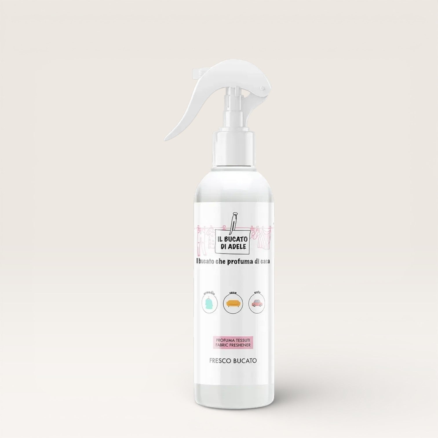 Spray tessuti Il bucato di Adele Fresco bucato
