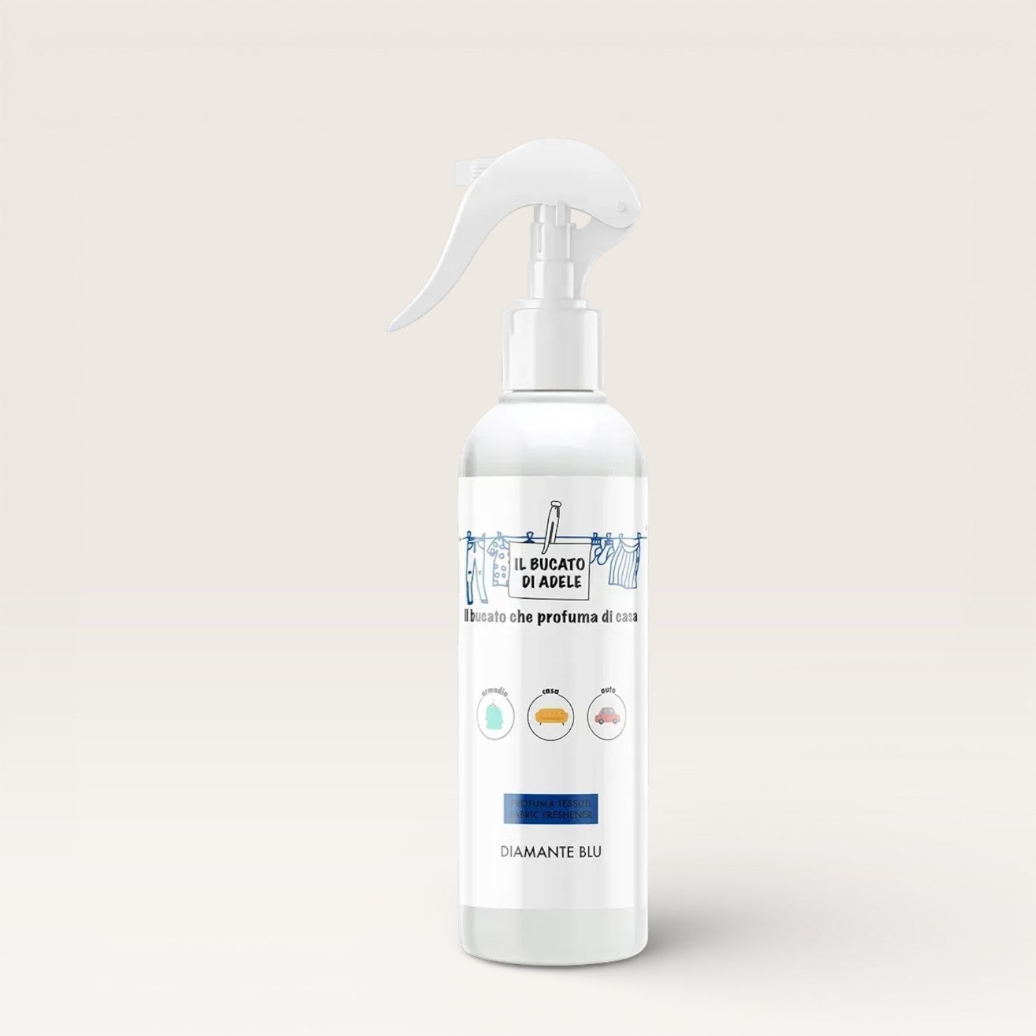 Spray tessuti Il bucato di Adele Diamante blu