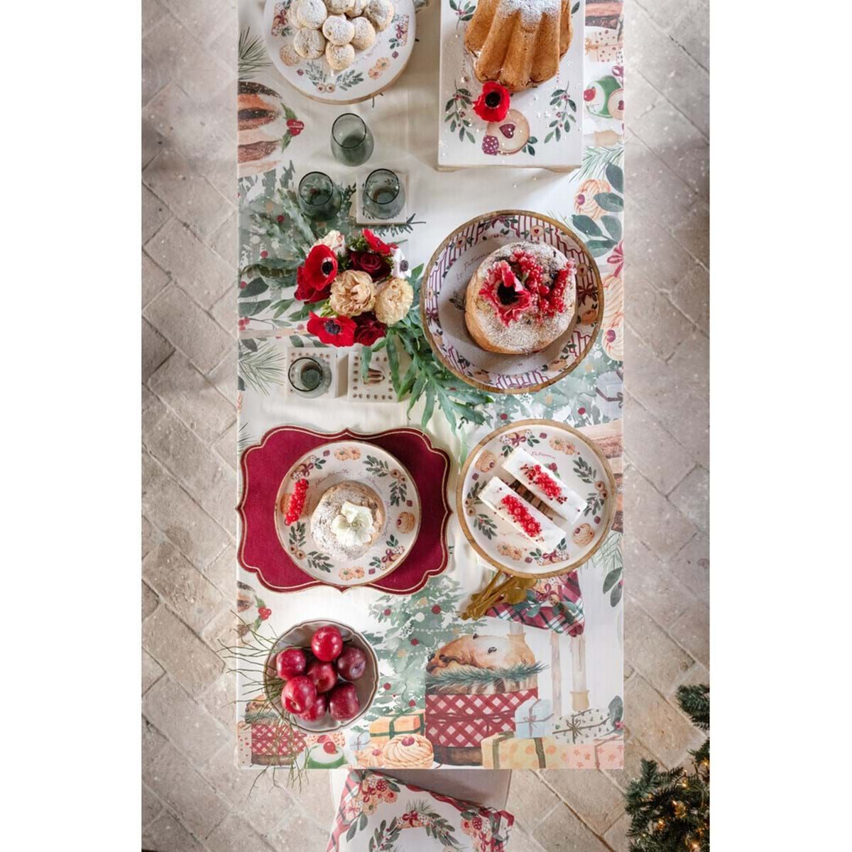 Tovaglia “Le Patisserie” 160x160cm - LB HOME