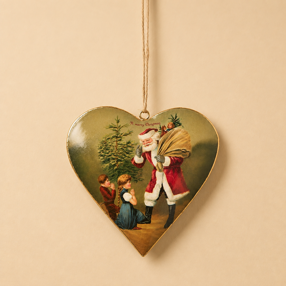 Cuore Babbo Natale Anita collection Babbo natale