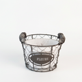 Portavaso singolo Fleurs con cestino - LB HOME