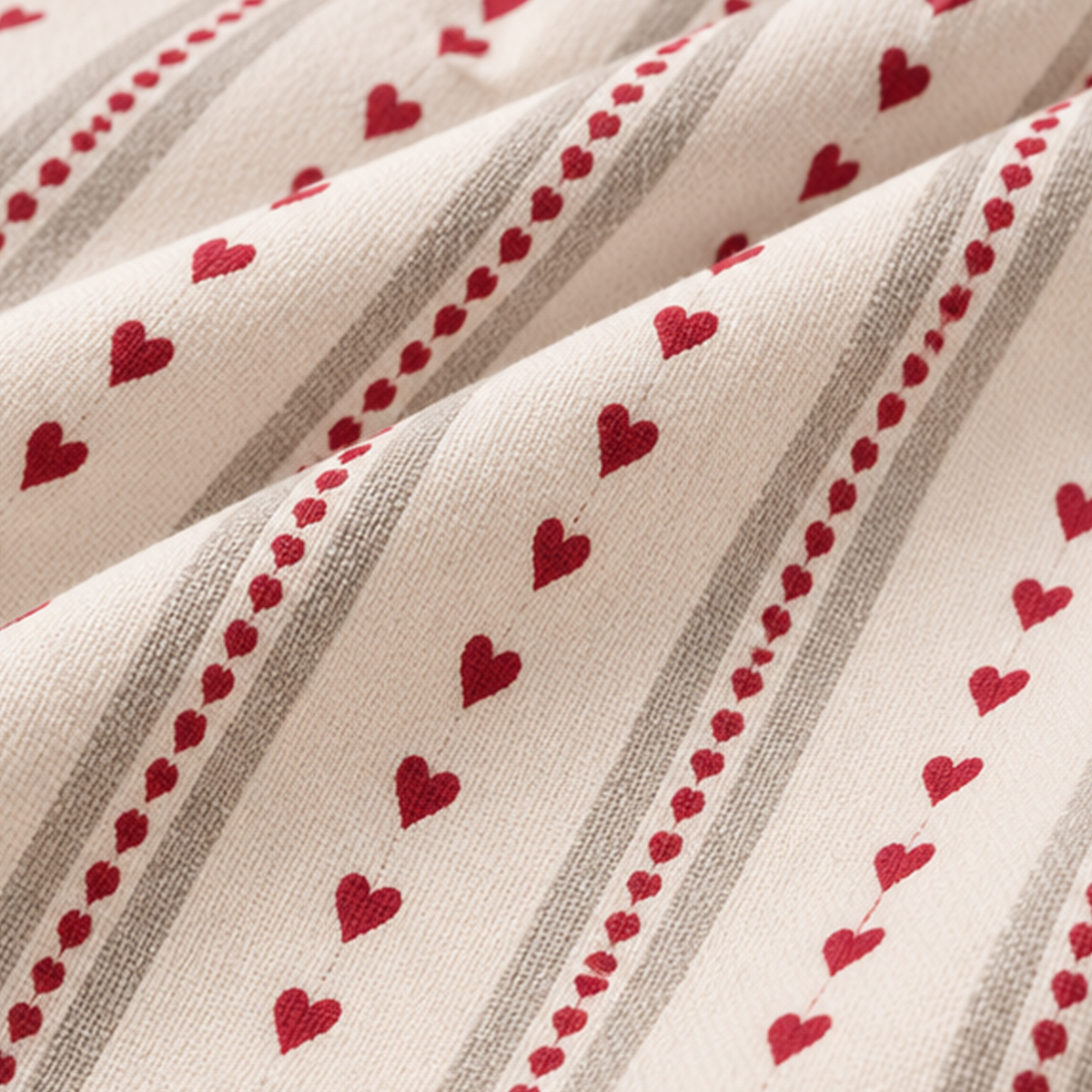 Strofinaccio da Cucina Esther GreenGate Rosso con Cuori