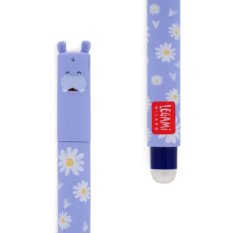 Penna Gel Cancellabile Hippo di Legami