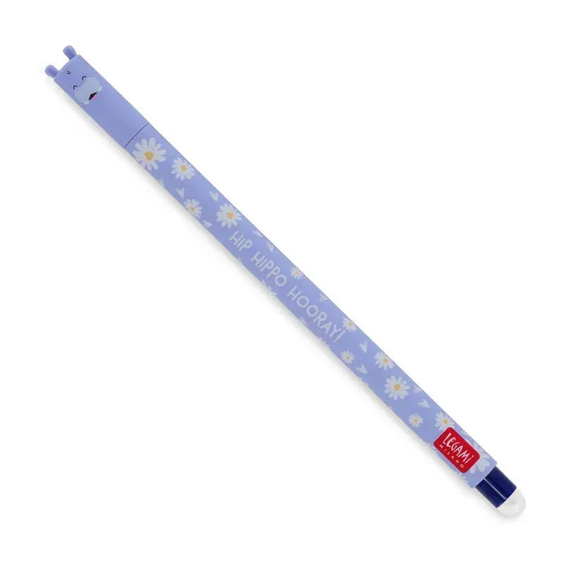 Penna Gel Cancellabile Hippo di Legami
