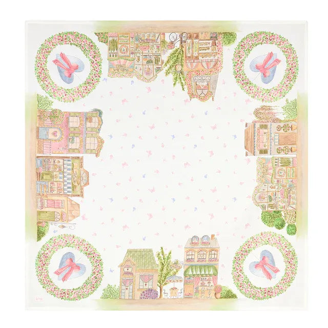 Tovaglia centrotavola 120x120cm La vie en rose Tovaglia