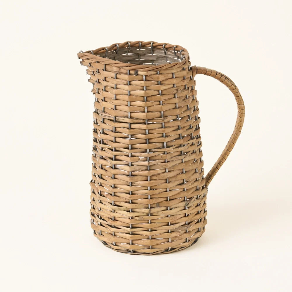 Vaso caraffa in vimini - LB HOME
