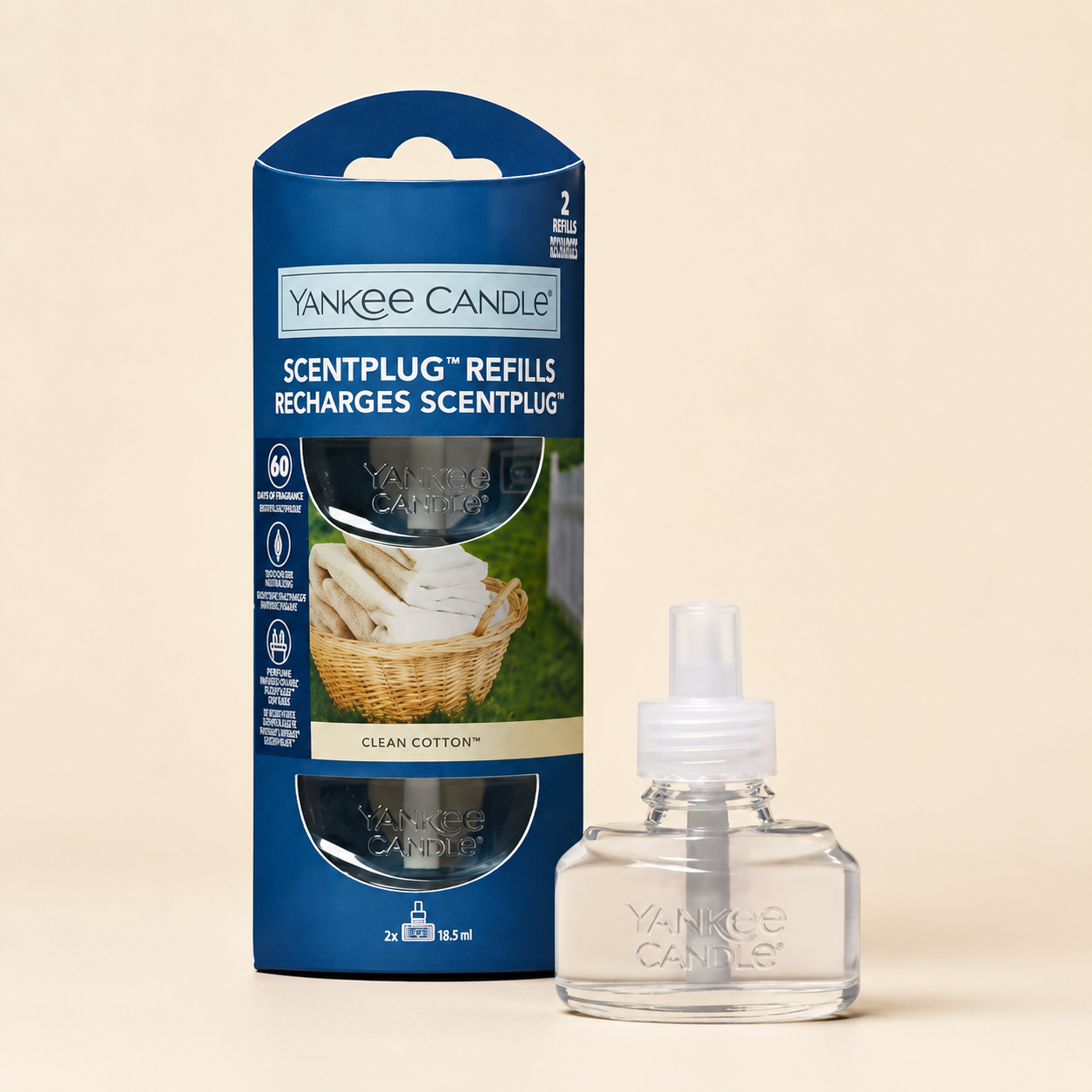 Yankee Candle ricarica diffusore elettrico clean cotton