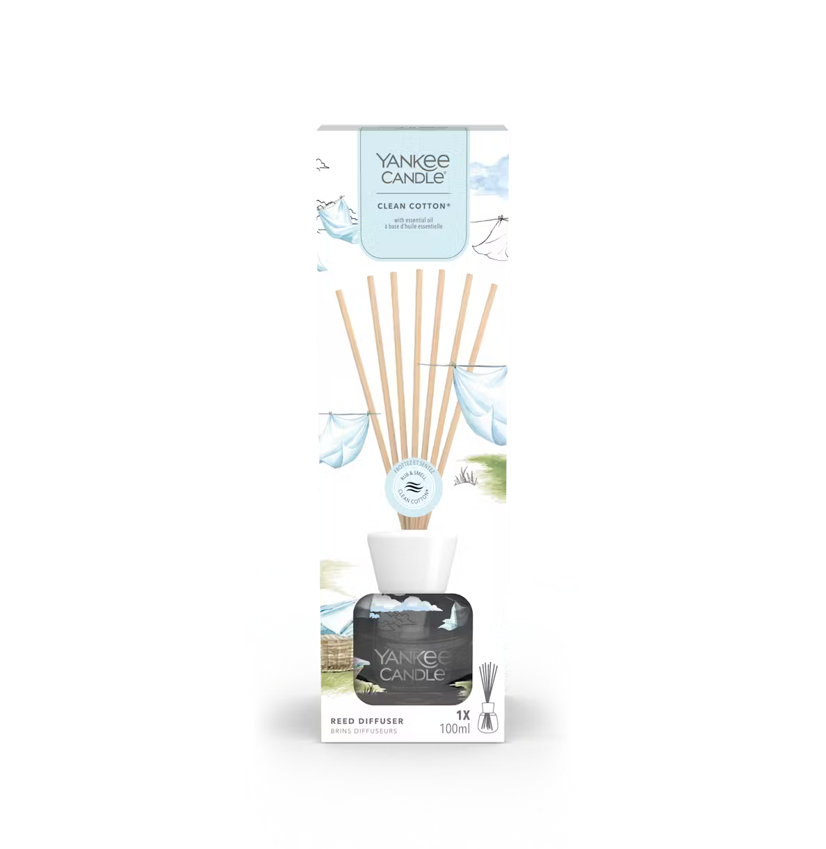 Yankee Candle diffusore ambienti Clean Cotton Diffusore ambiente