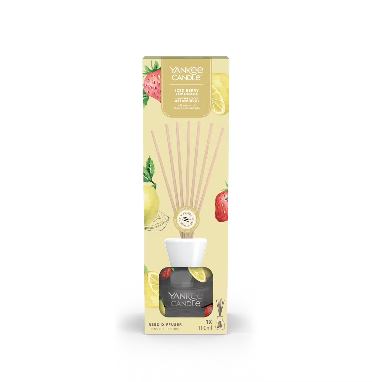 Yankee Candle diffusore ambienti Iced Berry Lemonade Essenza per ambiente
