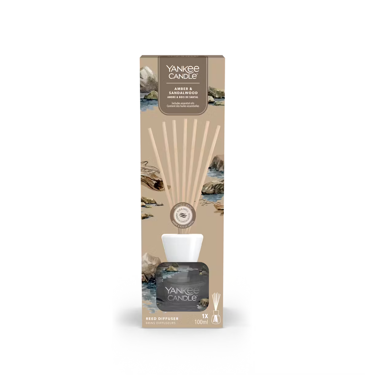 Yankee Candle diffusore ambienti Amber & Sandalwood Diffusore essenza