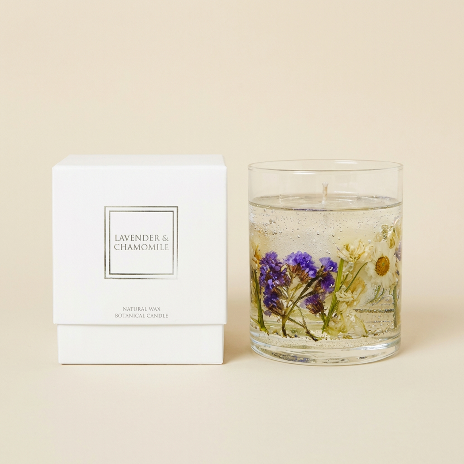 StoneGlow Candela gel Nature Lavander & Chamomile (seconda scelta)