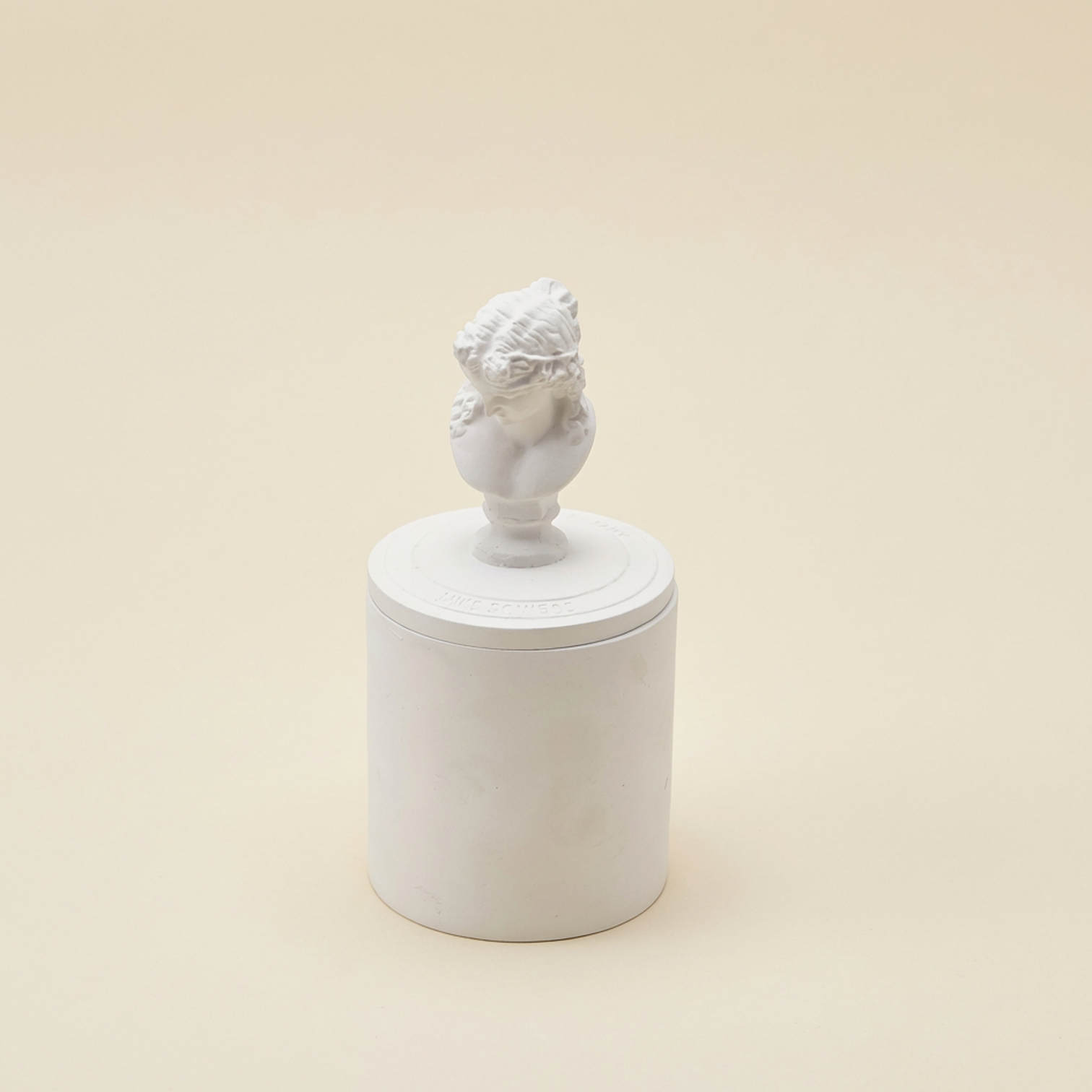 Candela con vaso busto