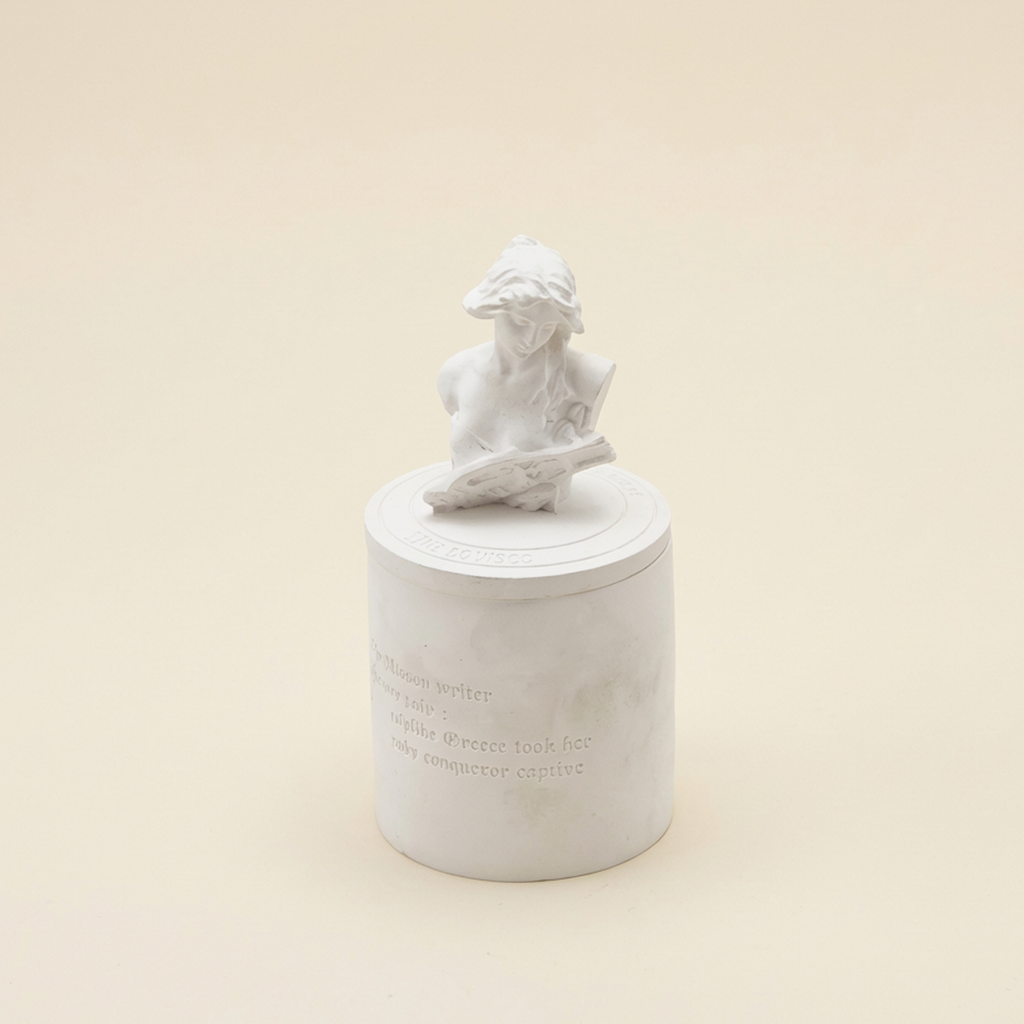 Candela con vaso busto Candela