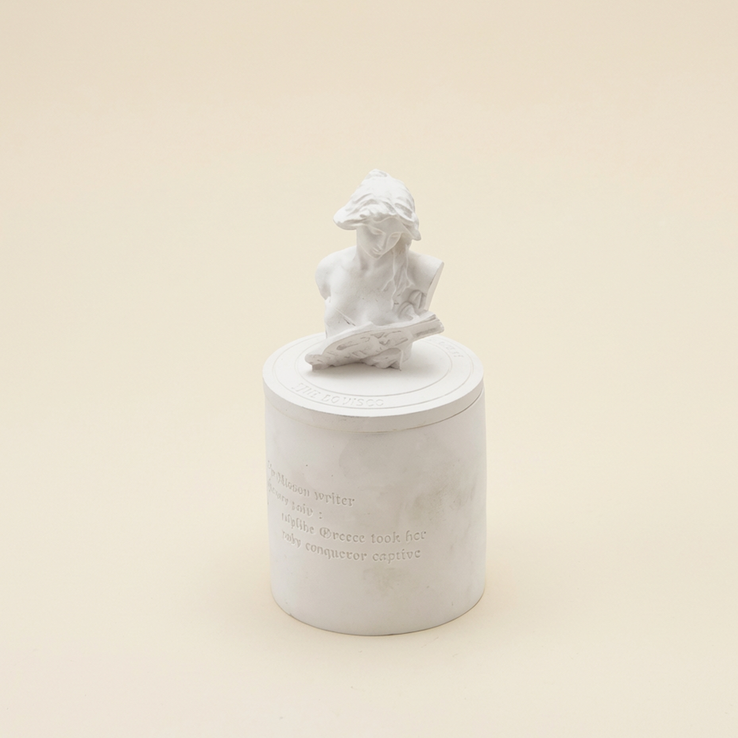 Candela con vaso busto