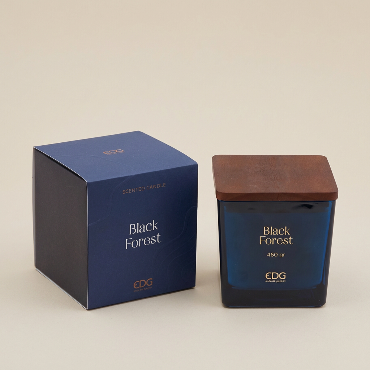 Candela con tappo legno Black Forest Candela