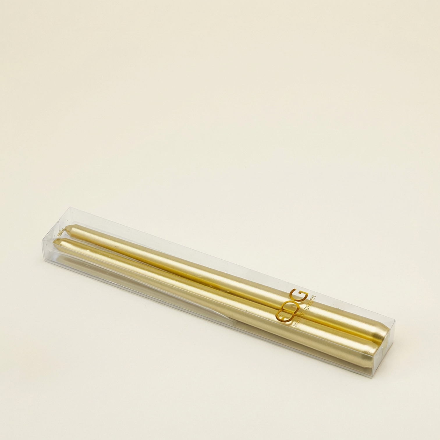 Set 2 candele stelo oro Candela