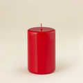 Candela cilindrica rossa Candela