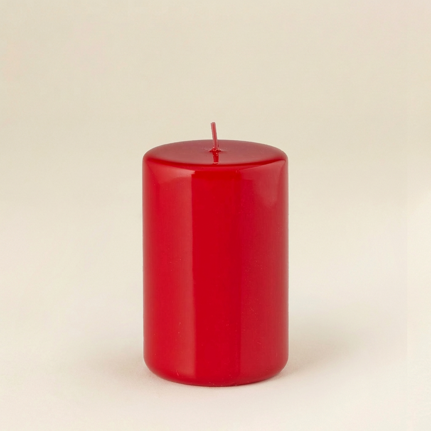 Candela cilindrica rossa Candela