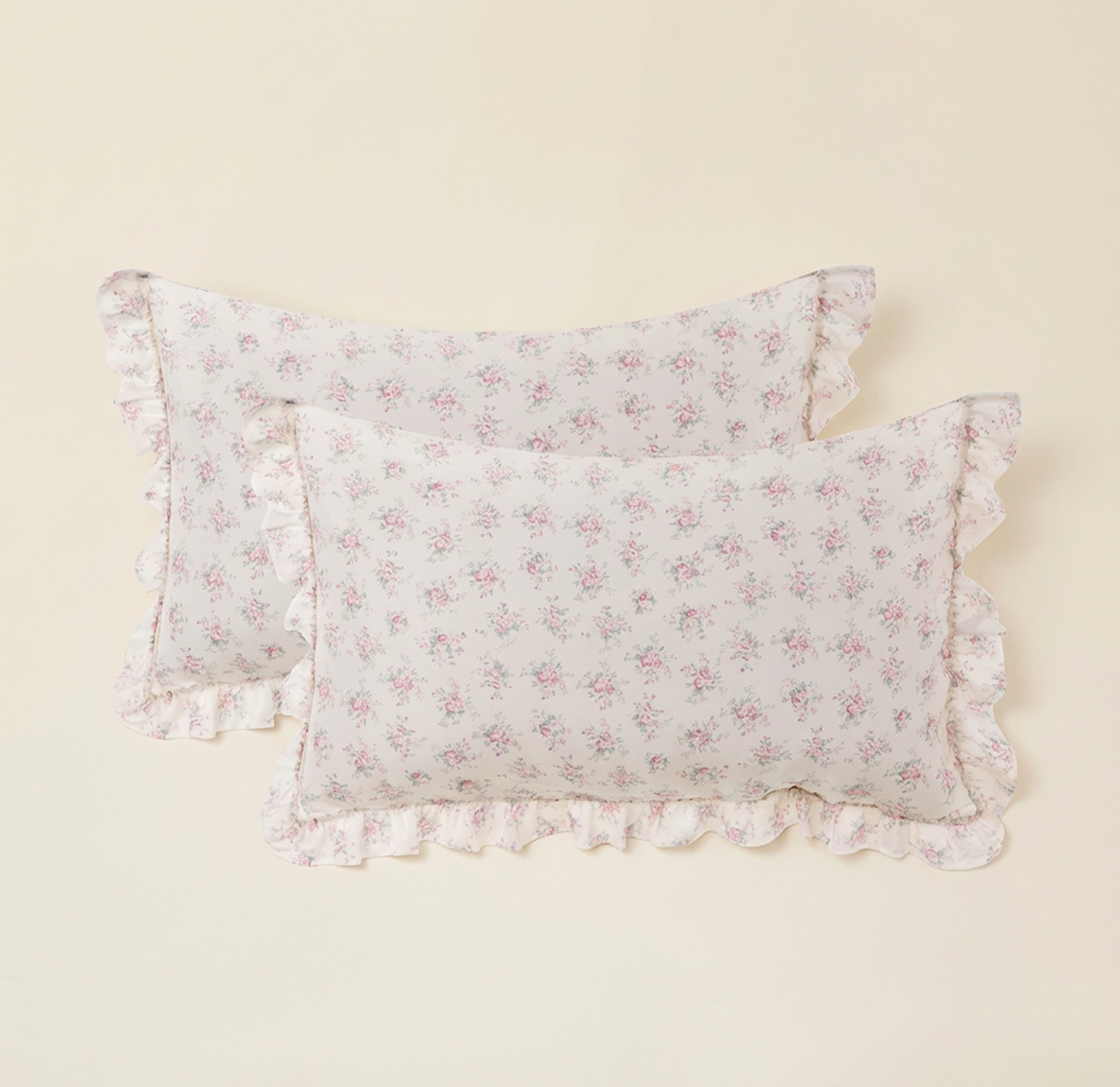 Set 2 copriguanciali Incanto Fiorito Copriguanciali