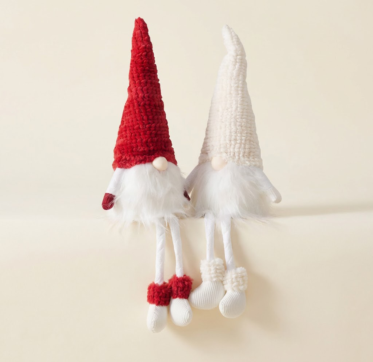 Gnomo seduto Wolly Decoro Natale