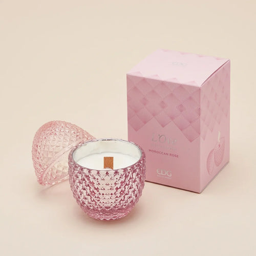 Candela uovo ’L’ove’ Moroccan rose Candela