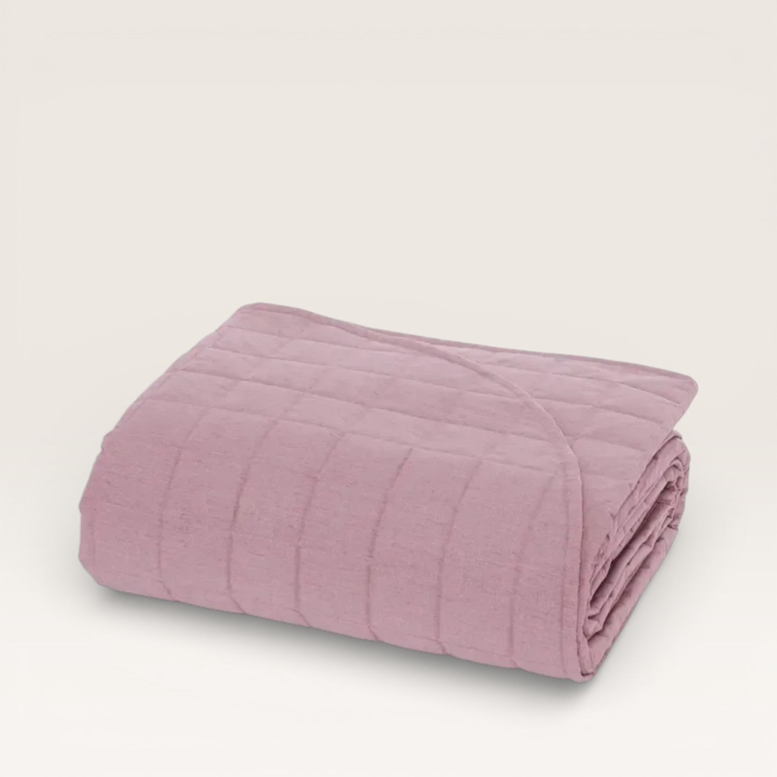 Trapunta leggera matrimoniale Color Malva Trapunta